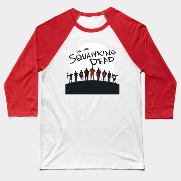 TWDSeason11 ART Baseball T-Shirt by SQUAWKING DEAD